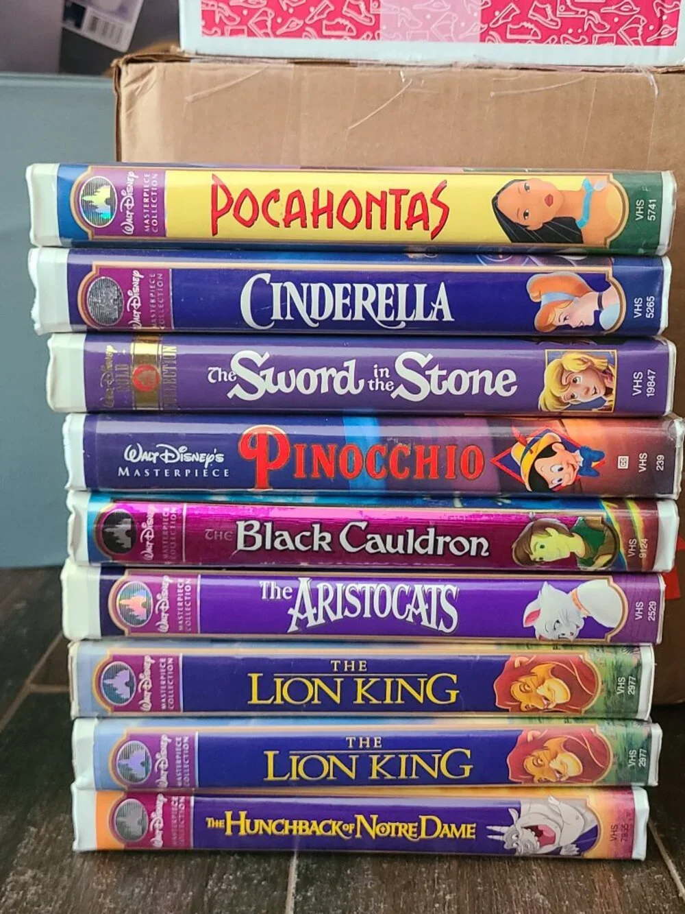 Disney masterpiece edition vhs